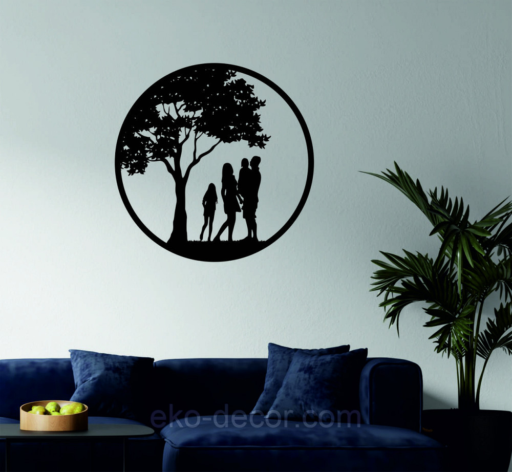 Декоративное настенное Панно «Семья», Декор на стену Киев - изображение 4