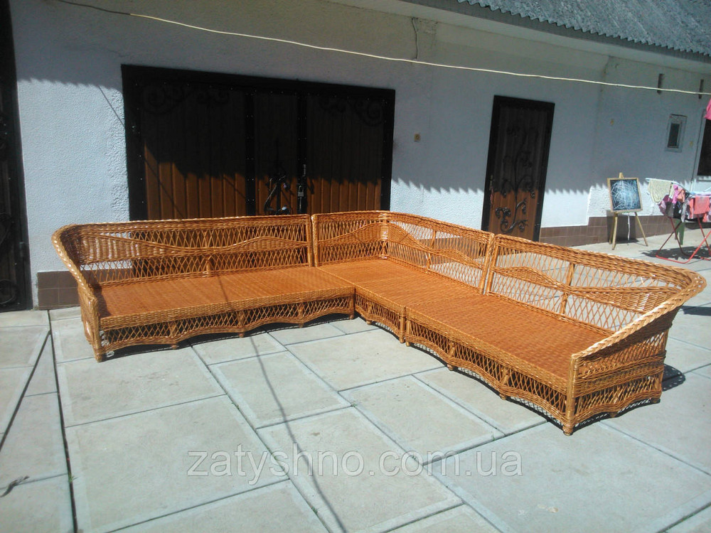 Диван уголок плетеный большой под заказ Киев - изображение 9