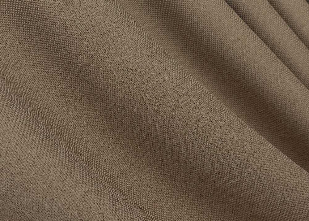 Комплект штор VR-Textil Лен Мешковина 200х270 2шт и Тюль 500х270 825ш-115т Темно-бежевый с белым 71-017/6 Киев - изображение 5