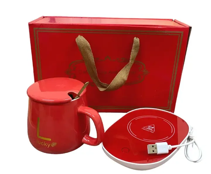 Белая Чашка на підставці з підігрівом Stenson YG01317 L 400мл Коломыя - изображение 8