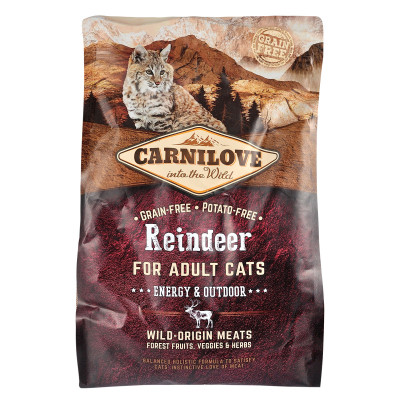 Сухий корм для кішок Carnilove Cat Energy and Outdoor 2 кг (8595602512256) Вінниця - фото 1