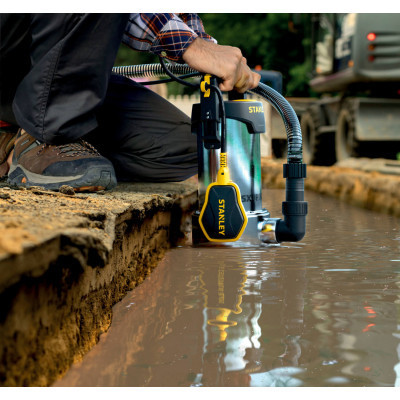 Дренажний насос Stanley 1.1 кВт, для чистої та брудної води, 1650 л/ч (SXUP1100XDE) Вінниця - фото 2