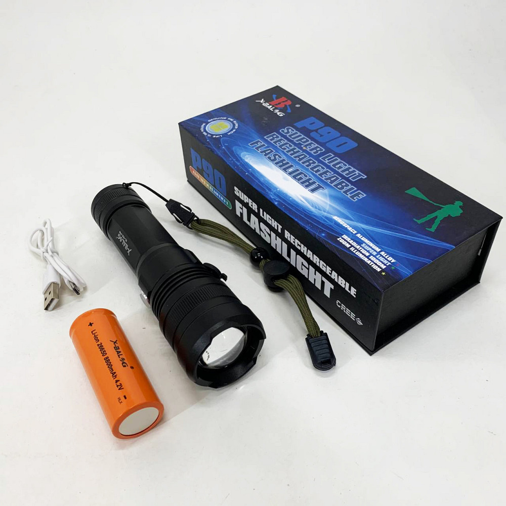 Ліхтар переносний з світлодіодною лампою, Яскравий світлодіодний потужний ліхтар суперяскравий JD-52 Львів - фото 11