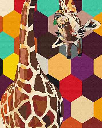 Жираф у мозаїці Київ