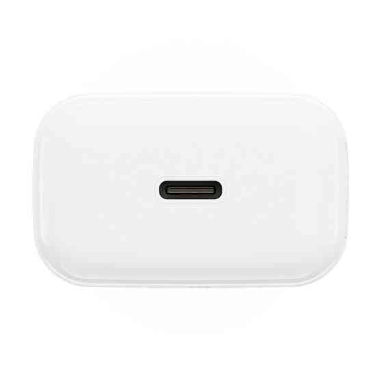 Мережевий зарядний пристрій ACEFAST A130 PD20W single USB-C charger White Киев