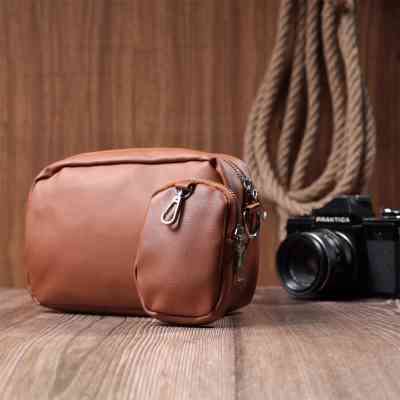 Сумка Vintage Жіноча крос-боді з монетницею з екошкіри Руда (22795) Вінниця