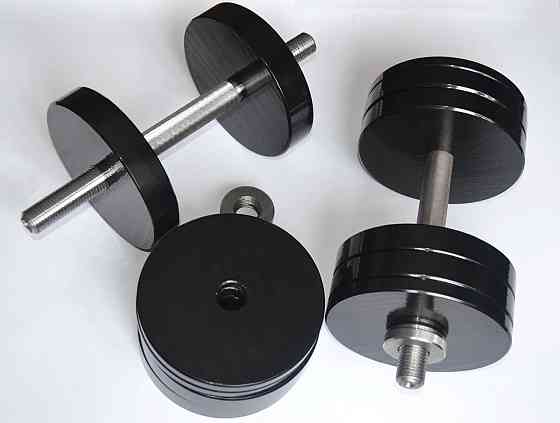 Гантели наборные 2 по 26 кг Гантели, гири, штанги и диски металлические с порошковой покраской Киев