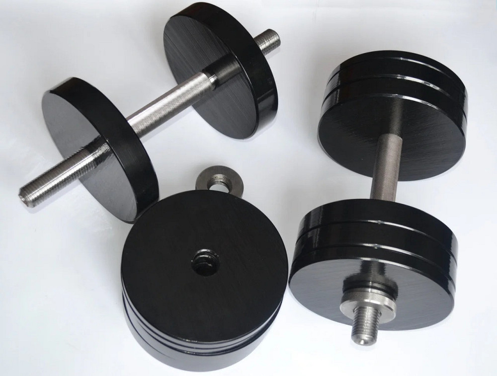 Гантели наборные 2 по 26 кг Гантели, гири, штанги и диски металлические с порошковой покраской Киев - изображение 6