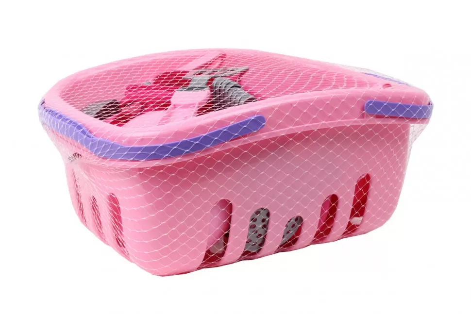 Ігровий кухонний набір посуду 7181TXK з кошиком Вінниця - фото 3