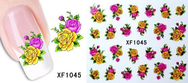 Наклейки для ногтей XF1045 Киев - изображение 2