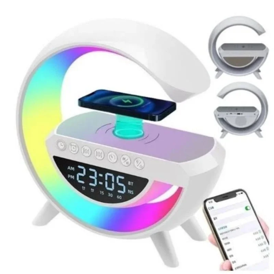 Лампа-нічник із Bluetooth-колонкою G-Smart G11, RGB підсвітка, FM-радіо, будильник, білий шум, USB, TF, AUX Одеса