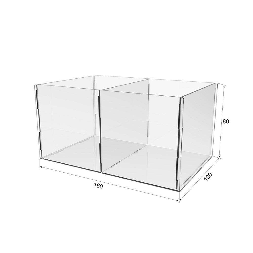 Коробка акрилова EKOSTAR 160х80х100 2 комірки Київ - фото 2