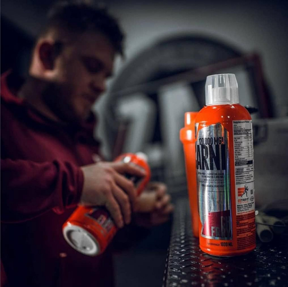 Жироспалювач Extrifit Carni 120000mg Liguid ( 10ml-1200mg ) 1000ml (Lemon Orange) Луцьк - фото 3