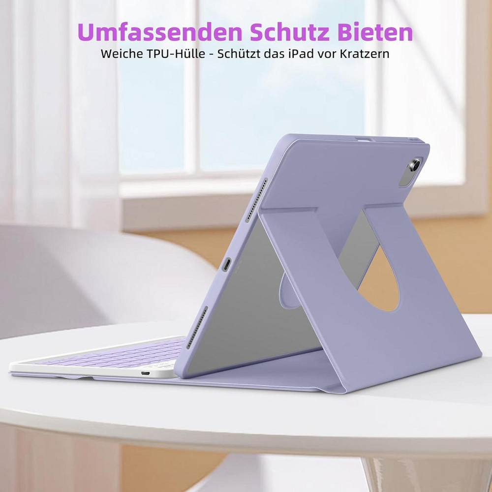 Защитный чехол-клавиатура для iPad Air 13 Inch M2 / iPad Air 2024 / iPad Pro 12,9 дюймов (6-го, 5-го, 4-го, 3-го поколения) Днепр - изображение 4