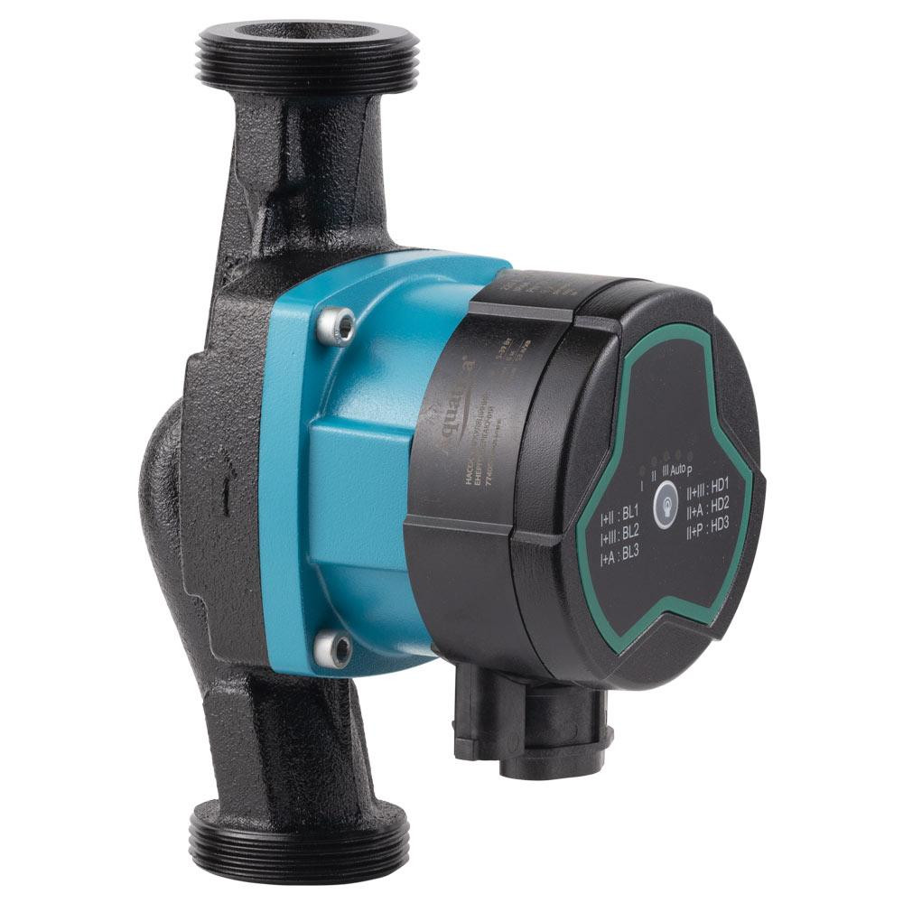 Насос циркуляційний енергозберігаючий 5-39Вт Hmax 6м Qmax 53л/хв ØØ1½" 180мм + гайки Ø1" AQUATICA GPA25-6/180 Рівне - фото 7