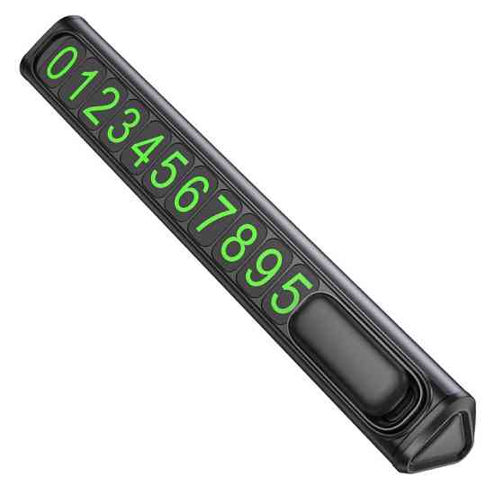 Парковочная карта BOROFONE FC3 Ronny can hidden parking sign Black Metal Gray Одесса