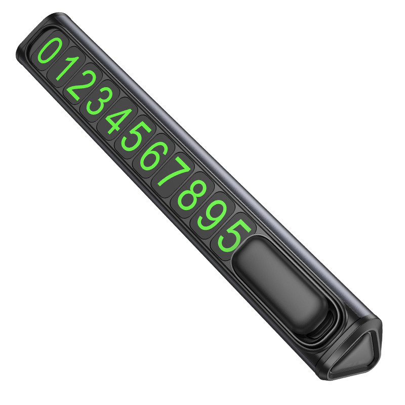 Парковочная карта BOROFONE FC3 Ronny can hidden parking sign Black Metal Gray Одесса - изображение 6