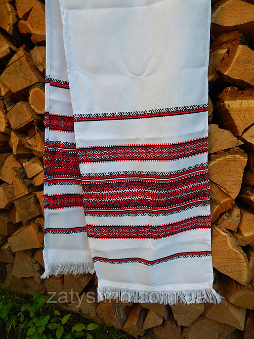 Червоний рушник вишитий Киев - изображение 1