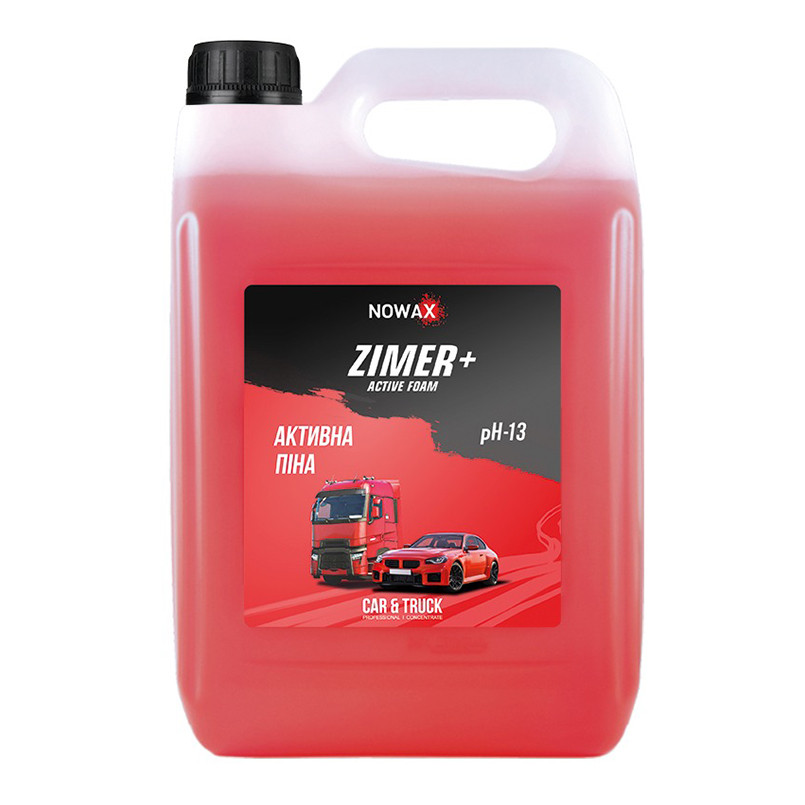 Активная пена Nowax Zimer+ Active Foam концентрат для бесконтактной мойки 5л Львов - изображение 1