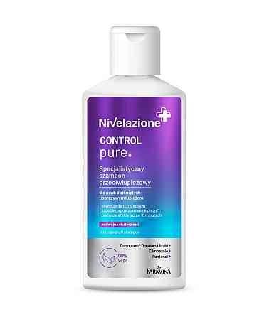 Шампунь від лупи спеціалізований CONTROL PURE Nivelazione Farmona 100 мл Київ