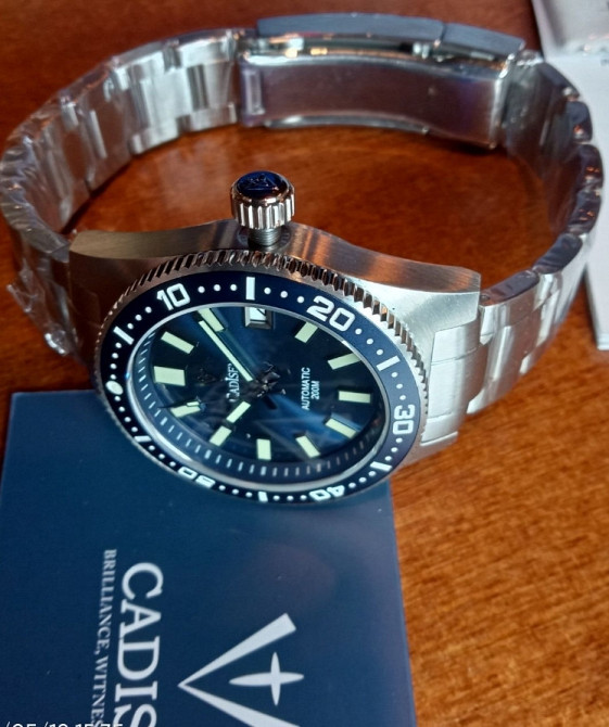 Часы Cadisen Submariner NH35 38mm дайвер. Киев - изображение 6