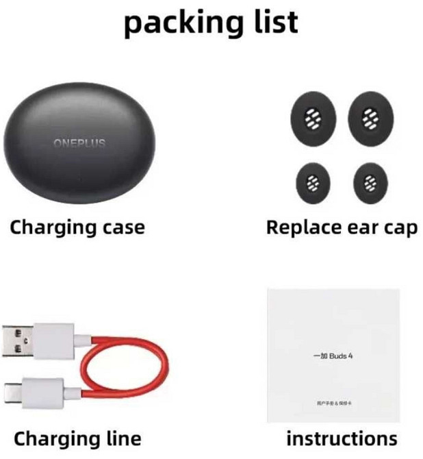 Бездротові навушники OnePlus Buds 4 Storm Gray (global) Харьков - изображение 1