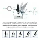 Цифровий мікроскоп G1200, екран 7", камера 12 Мп, збільшення до 1200X, LED-підсвітка, фото і відео Київ - фото 5