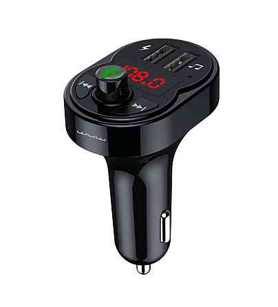 Автомобільний зарядний пристрій з FM-модулятором WUW-C203 black 6972573336937 Одеса