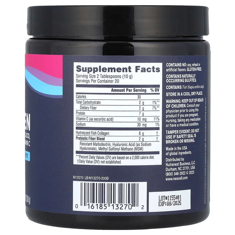 Морской коллаген для волос кожи Neocell Marine Collagen 200 гр без вкуса Киев - изображение 2