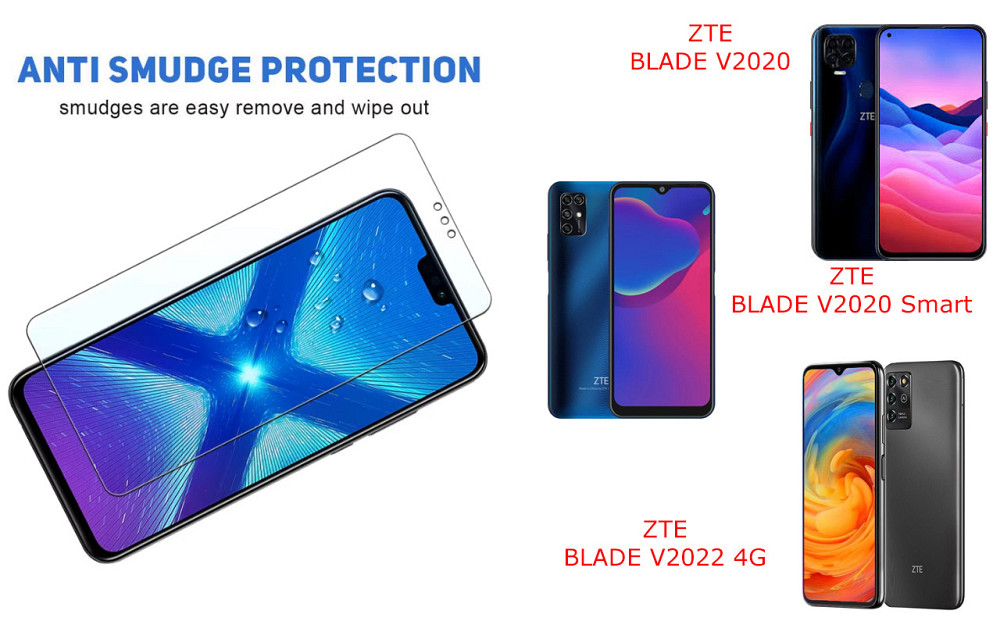 Защитное стекло NeoGlass для ZTE BLADE V2020, V2020 Smart, V2022 4G – ультрапрозрачное и устойчивое Киев - изображение 3