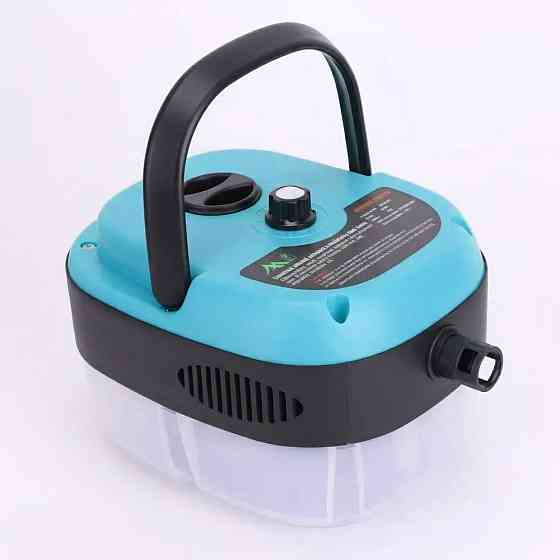 Портативный пароочиститель для дома, 2500Вт, 900мл + 4 насадки, Голубой / Парогенератор для уборки / Паровой очиститель Киев