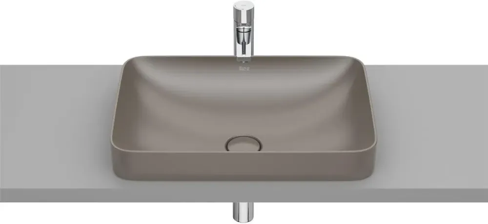 Раковина  Roca Inspira 55X37Cm Square Fineceramic Cafe (A327534660) Київ - фото 1