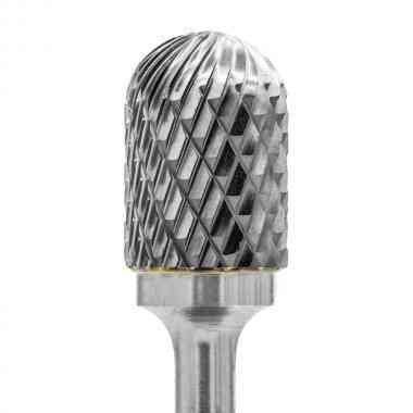 Борфреза твердосплавна C 10×20×6 мм — циліндрична шарошка зі сферичним торцем по металу Харків