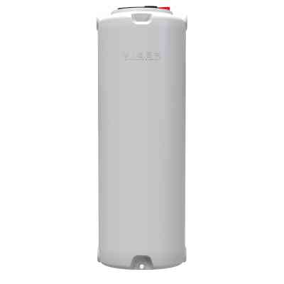 Ємність для води Вігер вертикальна харчова 1000 л вузька, кришка з клапаном біла (13230) Вінниця