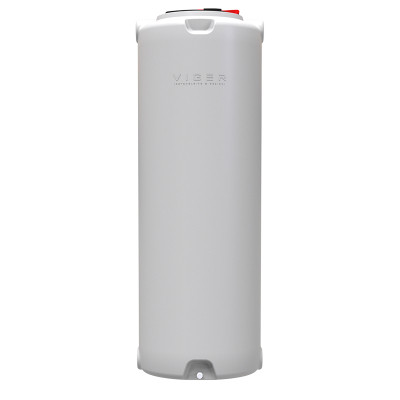 Ємність для води Вігер вертикальна харчова 1000 л вузька, кришка з клапаном біла (13230) Вінниця - фото 1