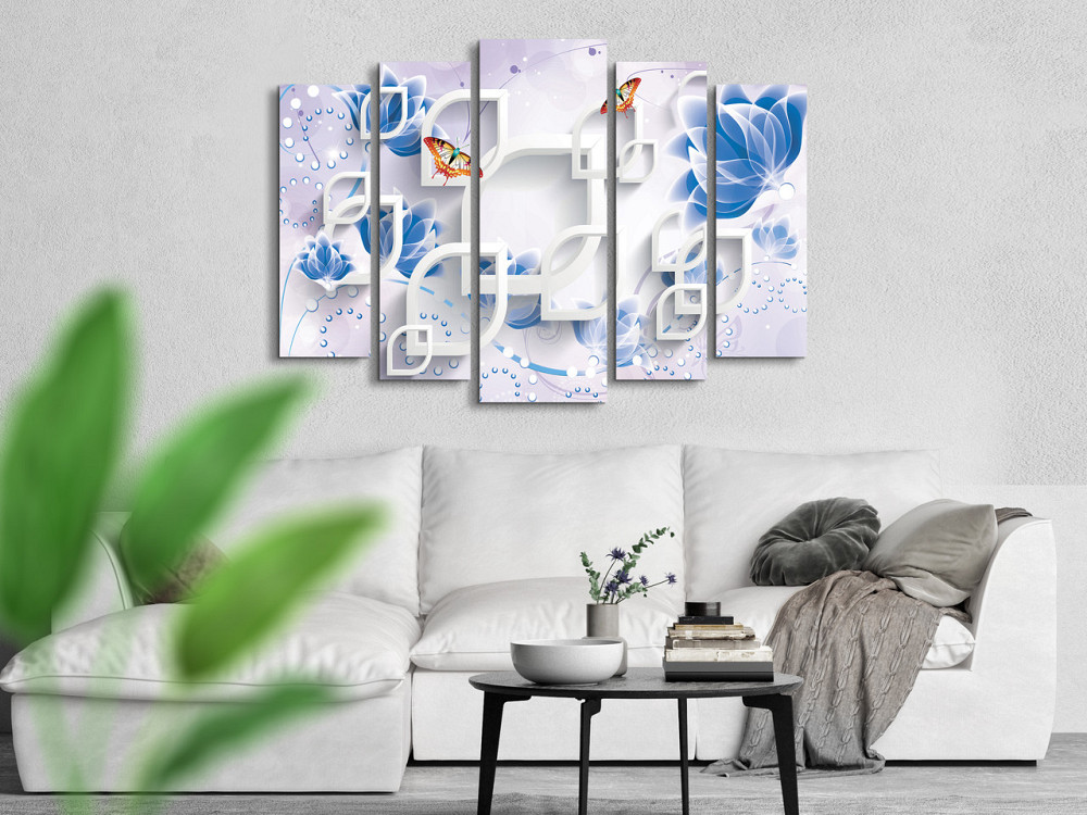 Модульная картина в гостиную / спальню Абстракция Art-470_5 ( 80х118см ) Киев - изображение 2