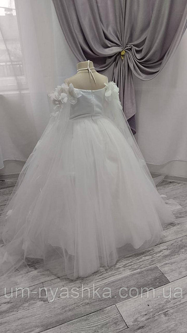 Длинное белое платье на рост 130-146 Кривой Рог - изображение 5