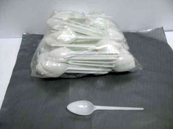 Пластикова Ложка десертна 100 шт Юніта Харків