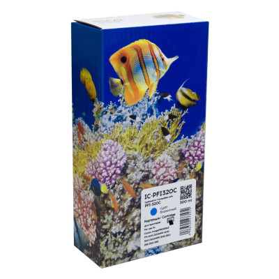 Картридж Barva Canon PFI-320C 2891C001AA 300мл cyan (IC-PFI320C) Вінниця - фото 1