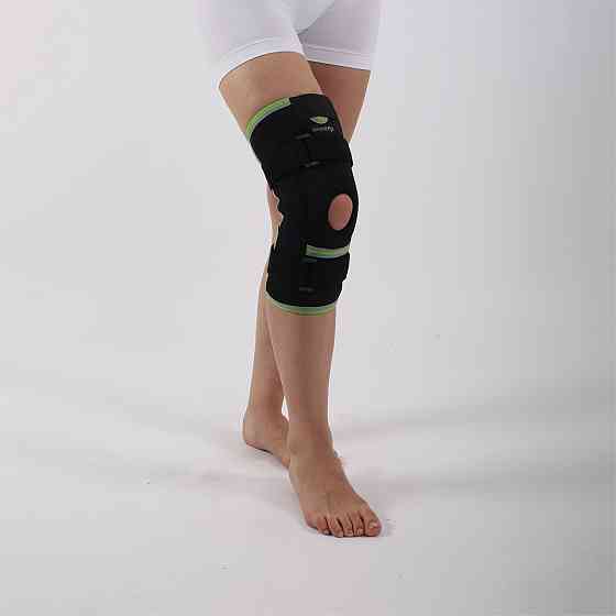 Бандаж на коліно з бічними пружинами та ременями ORTHOPEDICS MEDICAL SMT2103 наколінник неопреновий Розмір S Кам'янець-Подільський