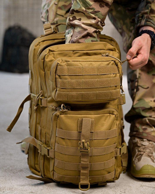 Милитари  рюкзак CHEMP  45 л  койот ПП7861 Одесса - изображение 6