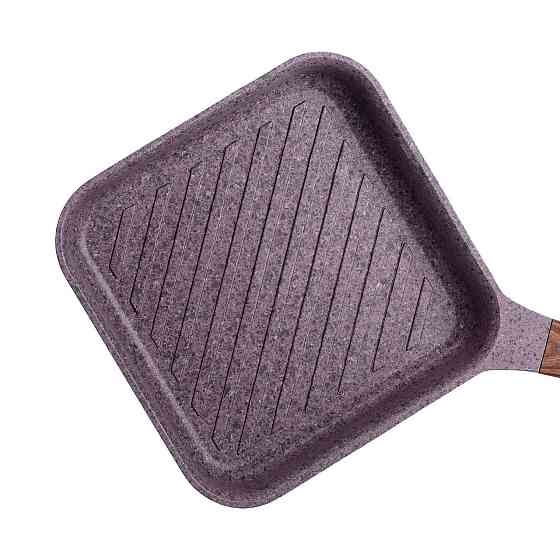 Квадратна сковорода-гриль з антипригарним покриттям 24 см Київ