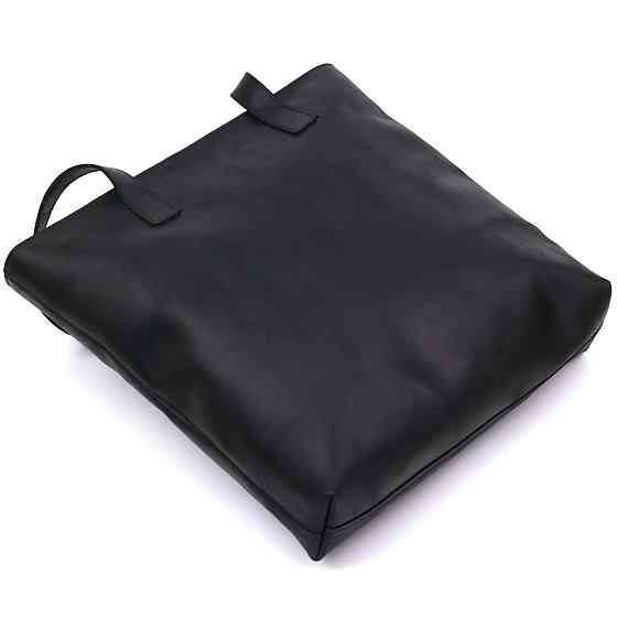 Винтажная кожаная женская сумка Shvigel 16347 Черный Киев