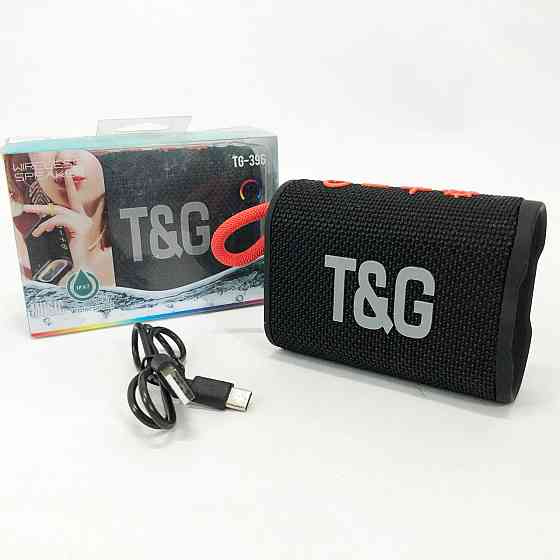 Громкая колонка для улицы TG396, Колонка для музыки Bluetooth с разноцветной подсветкой MJ-96 Львов