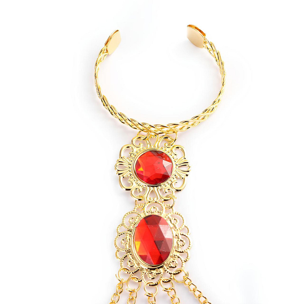 Слейв браслет RESTEQ — індійська прикраса на руку у східному стилі, золотий колір, 30 см Київ - фото 3