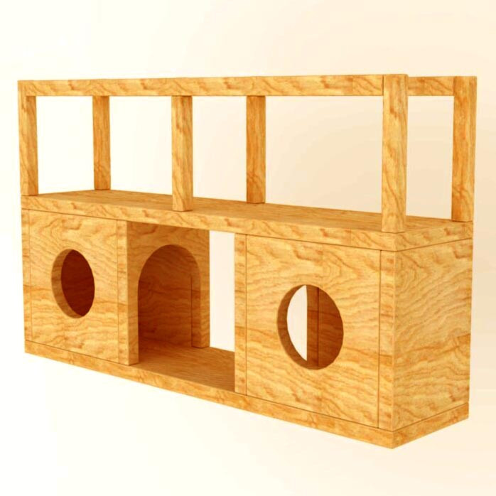 Будиночок для шиншили "Шкабрі" каррі Миколаїв - фото 1