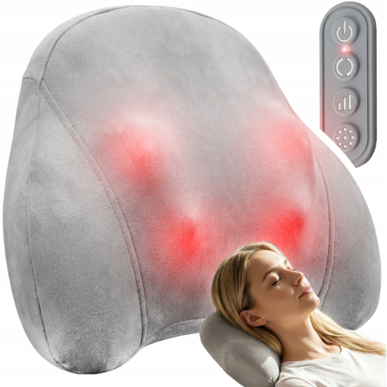 Массажная подушка для шеи, плеч и спины с подогревом 25Вт Maltec (Польша) Киев