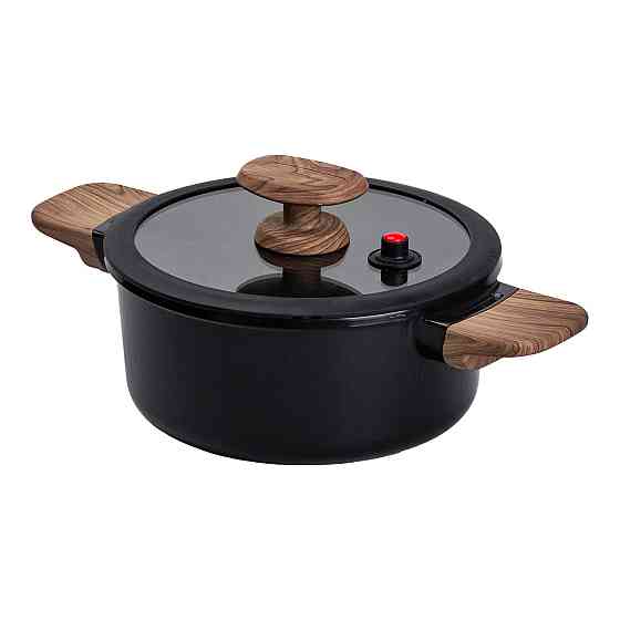 MGC Алюмінієва каструля з керамічним покриттям антипригарним 2.5 л Ø 20 см чорний MGC HP-4-452B Київ