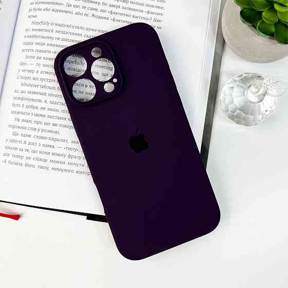 Чохол для iPhone 16 Pro Silicone Berry Purple Київ