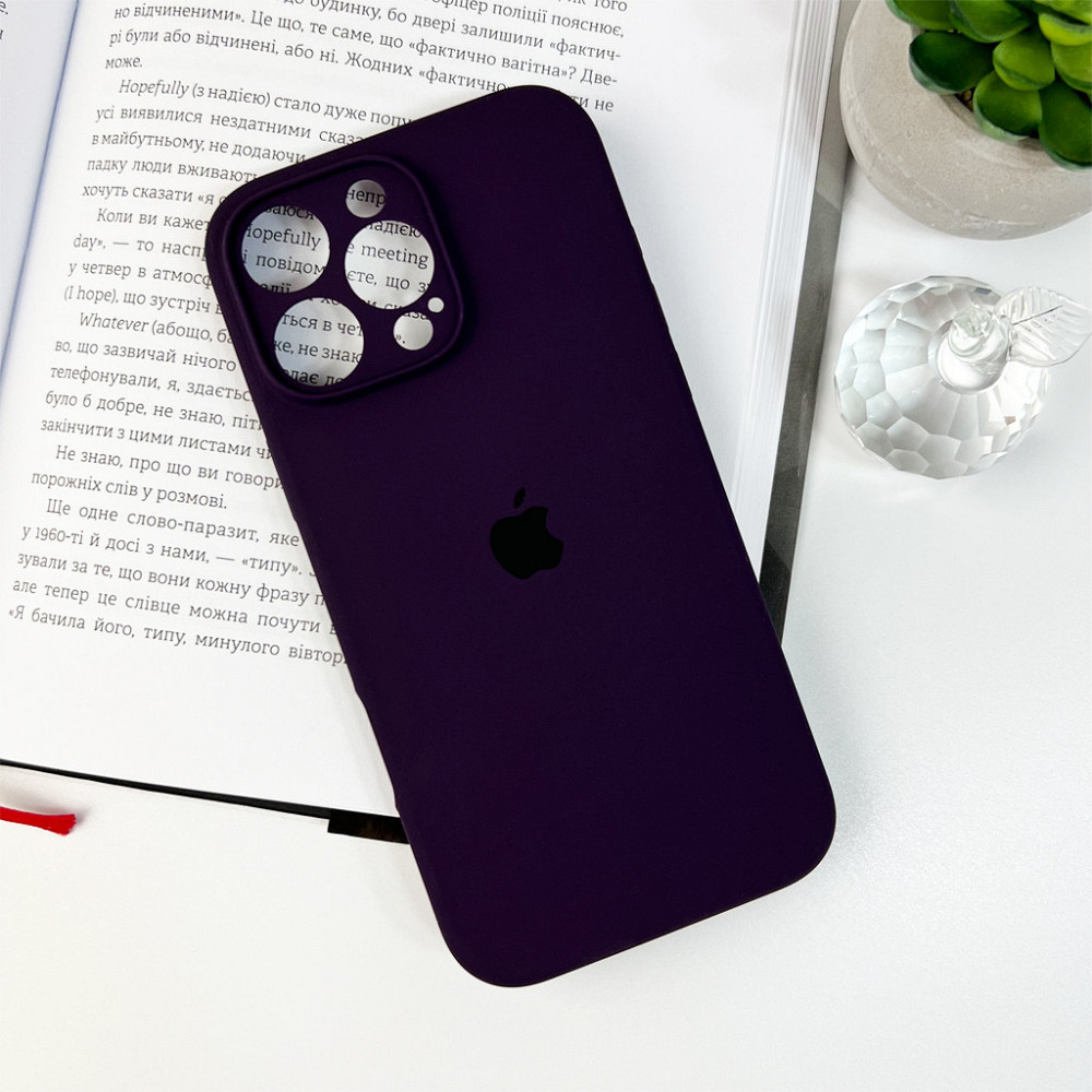 Чохол для iPhone 16 Pro Silicone Berry Purple Київ - фото 3